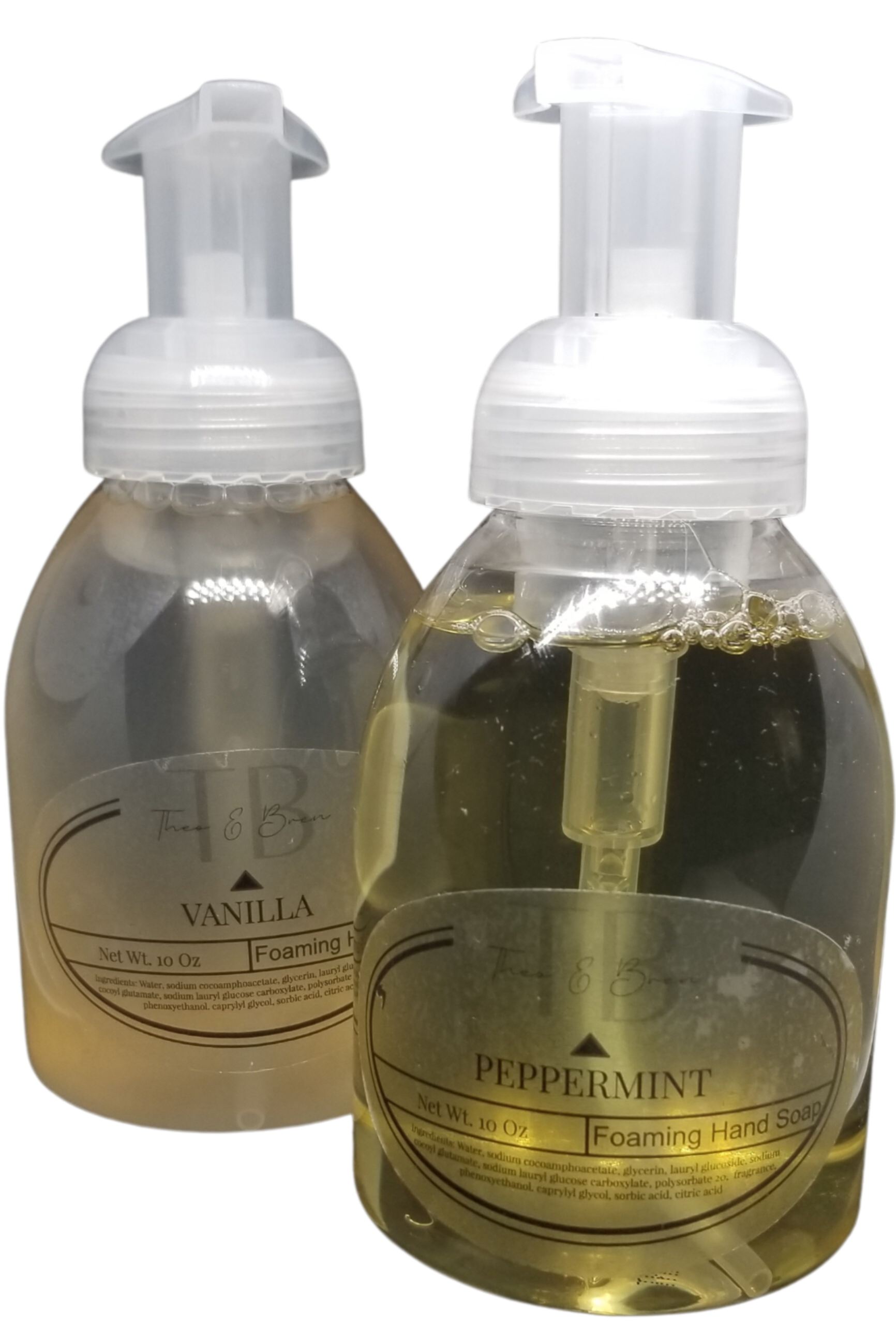 Peppermint and Vanilla Foaming Hand Soap